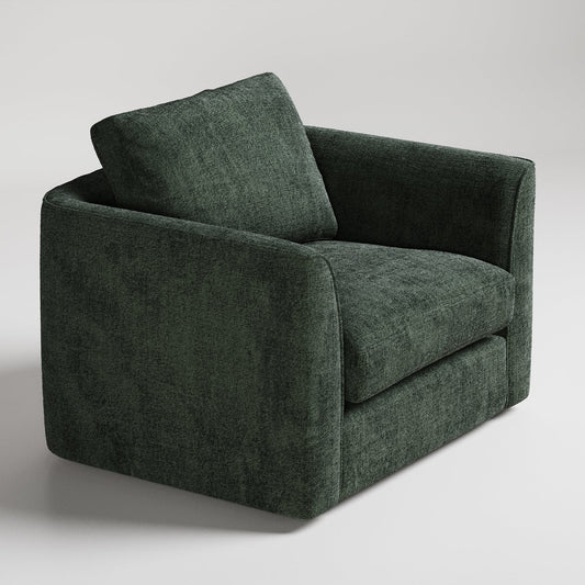 Contemporary armchairs Melbourne with curved silhouettes