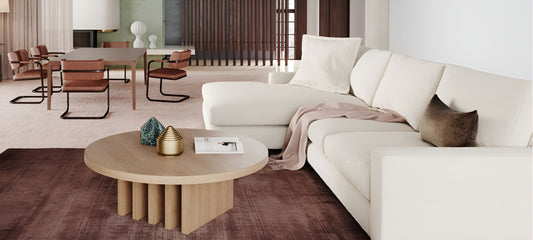 Customisable modular sofas in Melbourne home