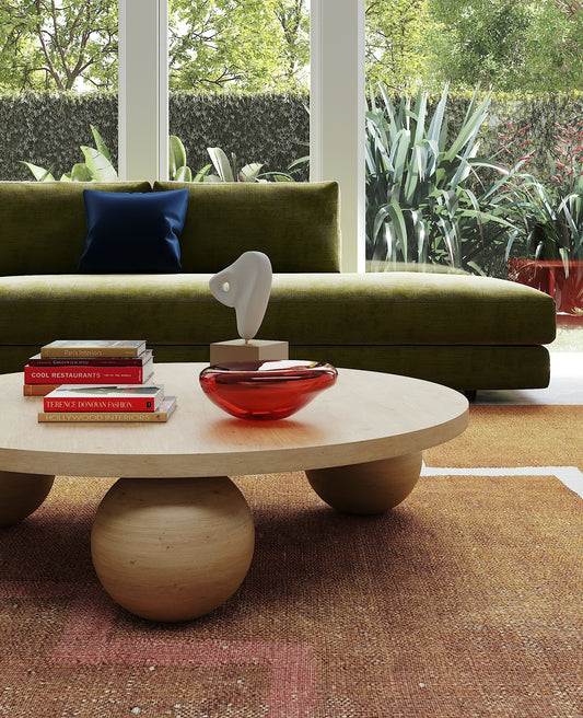 Modern living room featuring a Melbourne-made luxury sofa