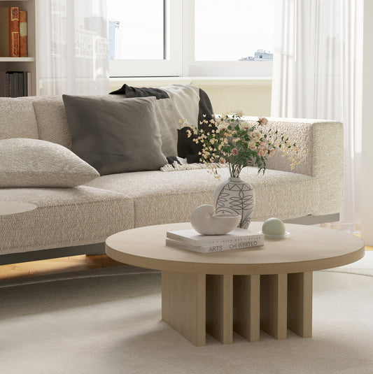 Reclaimed wood media unit exemplifying Melbourne furniture design trends