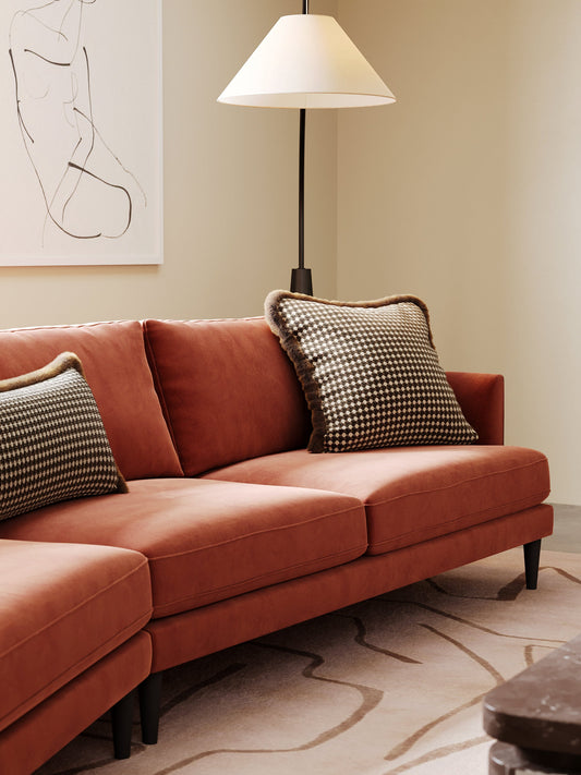 best sofas Melbourne custom size fabric sofa detail