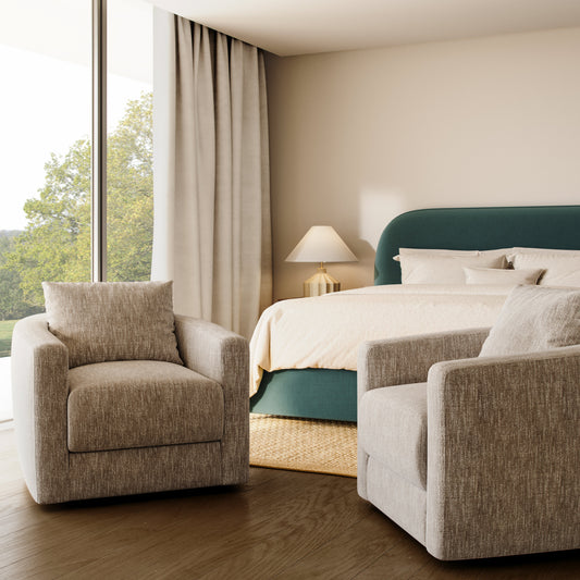 Smart room layout idea using floating furniture