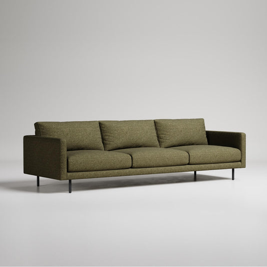 A beautiful picture of a Three Seater Sofa, an emblem of comfort in a chic living space.