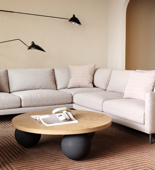 A beautiful picture of sofas by MOMU, redefining elegance.