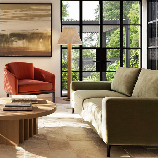 custom made sofas for back support in modern living room