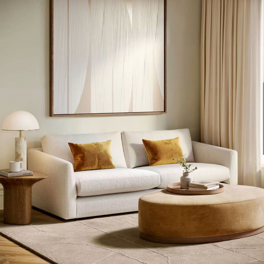 Australian-made modular sofa design in neutral tones